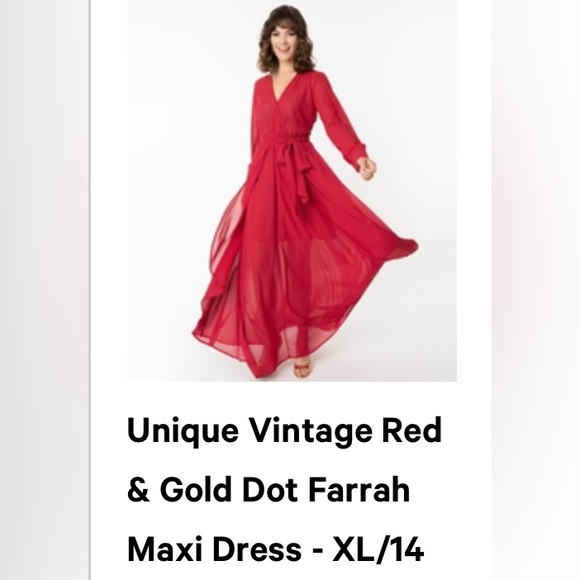 Unique Vintage | Dresses | Unique Vintage Farrah Maxi Dress | Poshmark